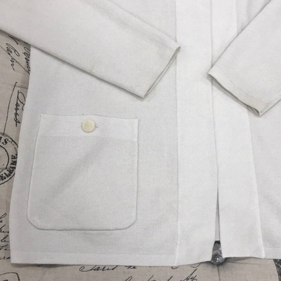 Anne Klein Open Front 2-Pocket Knit Cardigan - Picture 3 of 8